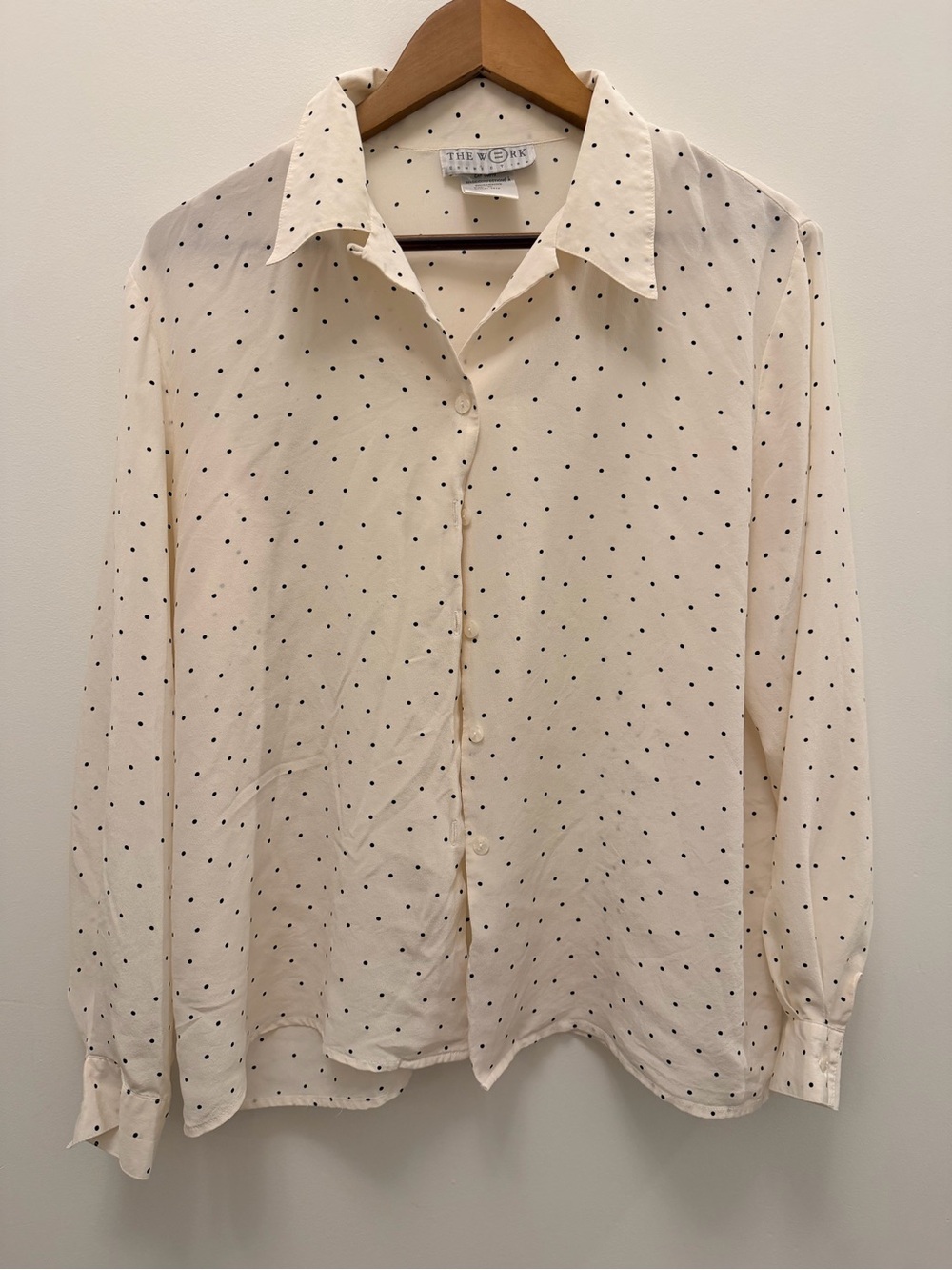 Vintage Silk Button-Down Shirt